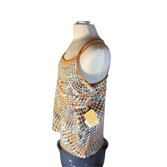 Aventura Clothing Co Golden Orange Pebbles Tank, NWT. Sustainable Clothing - Picture 2 of 14